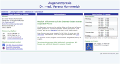 Desktop Screenshot of dr-hommerich.de